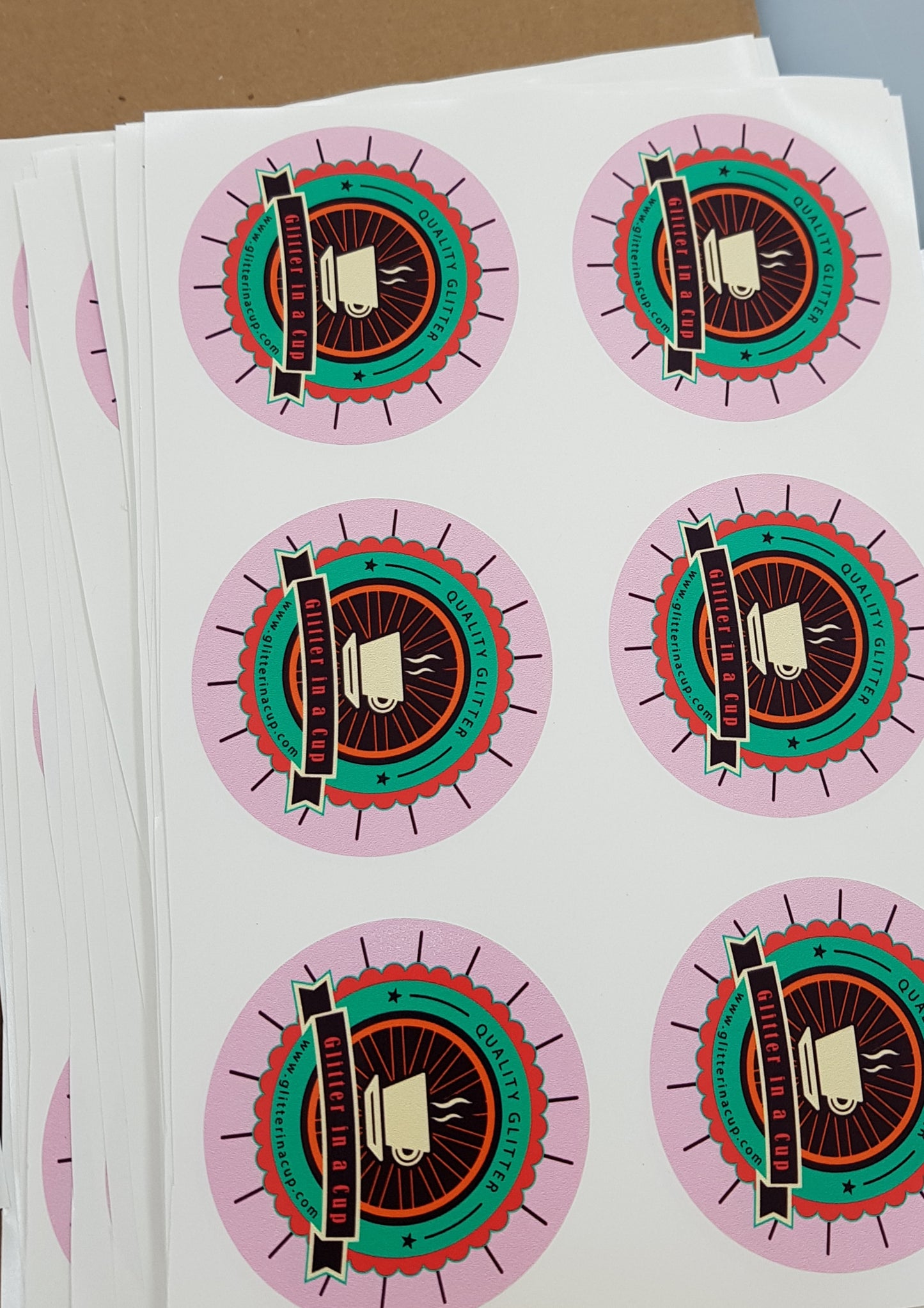 STICKERS 3" REDONDO(Cantidades a escoger)