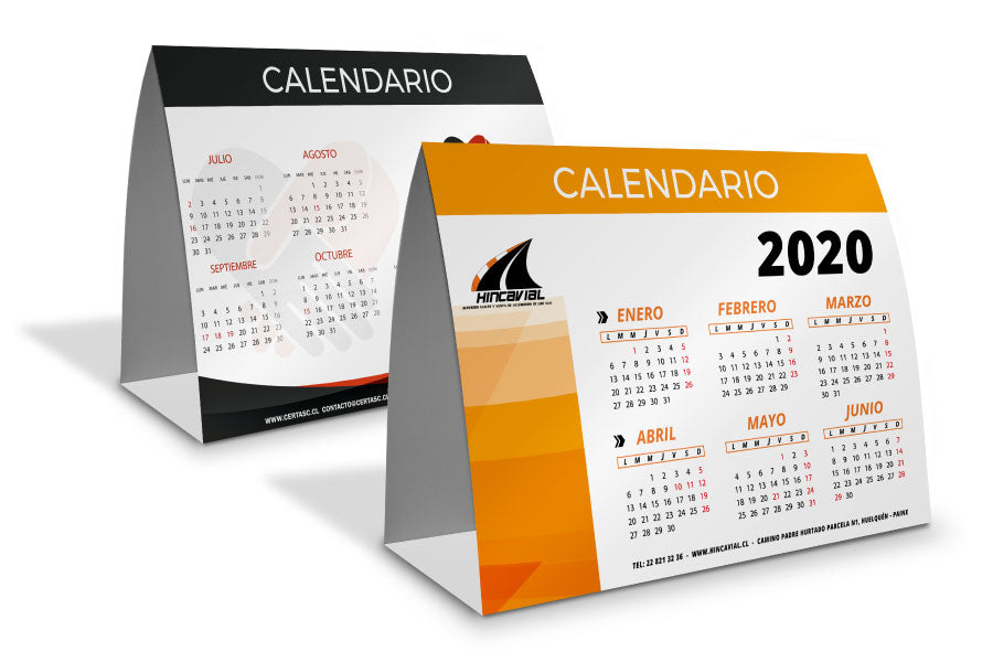 CALENDARIOS DE ESCRITORIOS (2022) 6"X 4" TABLE TENTS