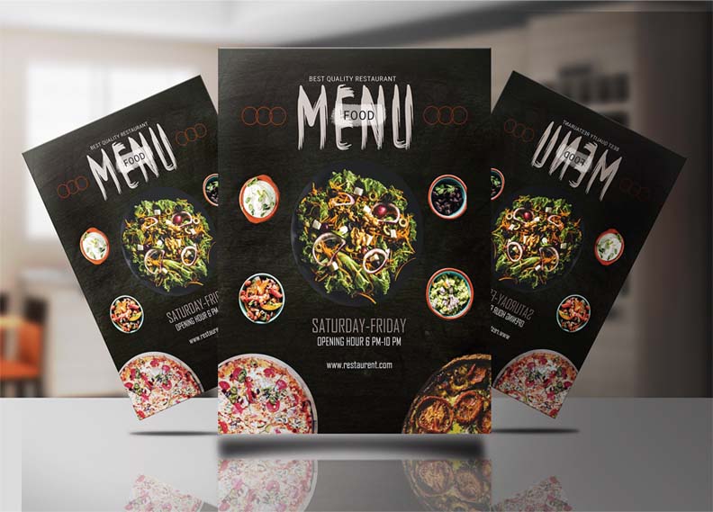 MENUS LAMINADOS (VARIOS TAMAÑOS)