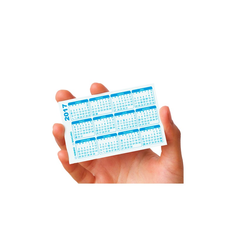 CALENDARIOS DE BOLSILLO 3.5"X 2"